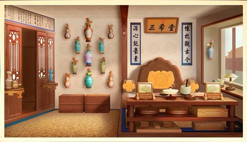 圖5：《夢幻花園》三希堂還原后